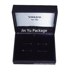 Brand Plastic Leather Paepr Gift Cufflinks Jewelry Packaging Boxes Wholesale